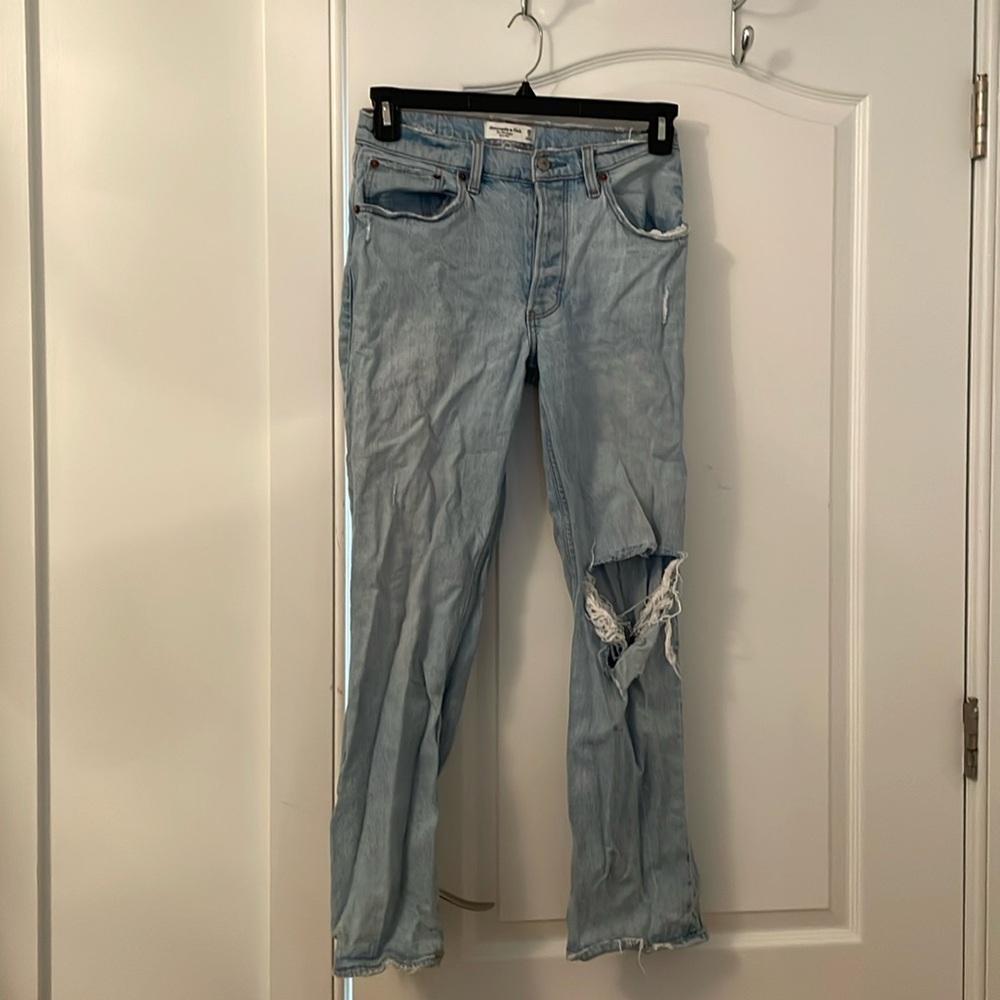 Abercrombie 90s Low Rise Baggy Jeans Size 2 / 26 SHORT